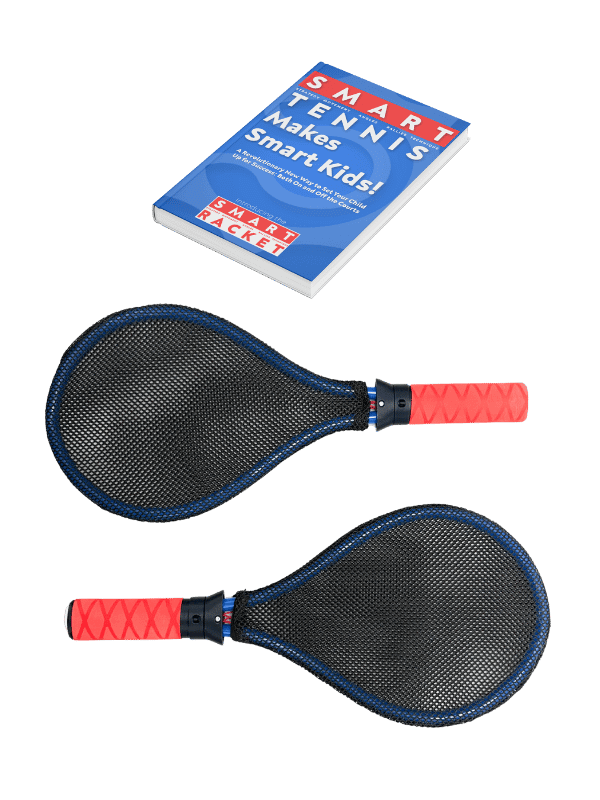 smart tennis— smart racket, smart tennis makes smart kids instruction book on how to start kids on a successful path in tennis.