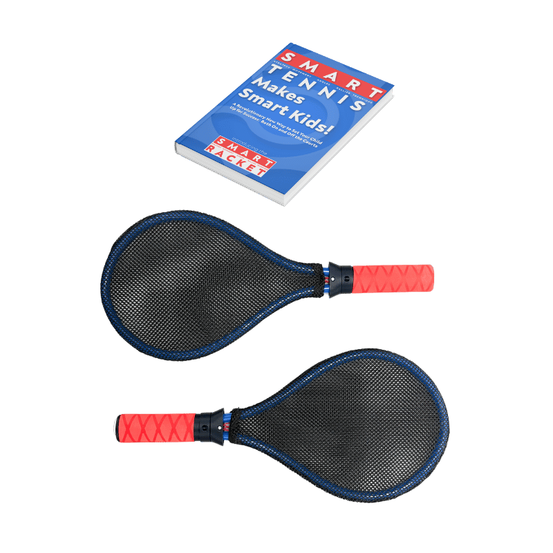 smart tennis— smart racket, smart tennis makes smart kids instruction book on how to start kids on a successful path in tennis.